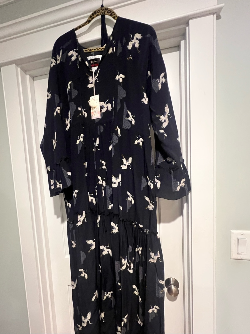 Johnny Was - Vintage Biya - Crane Maxi Dress - Sz. L - Picture 5 of 8